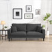 Modern Upholstered 3 Seat Sofa, High Resilience