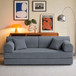 Convertible Sleeper Sofa Bed, Floor Lounge Couch For Living Room
