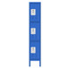 Lockers For Employees With 3 Door Storage Locker Durable For Gym, School, Office - Blue
