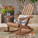 Echoes - Outdoor Acacia Wood Adirondack Rocking Chair