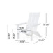 Aurascape - Outdoor Comfort Foldable Adirondack Chair