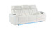 Electra Reclining Sofa with LED Lighting and Power Headrest by Galaxy Home Furnishings
