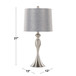 Ashland - 27" Metal Table Lamp (Set of 2) - Pearl Silver And Taupe