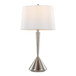 Diva - 29" Metal Table Lamp (Set of 2) - Brushed Nickel / White Linen