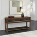 2 Drawer Sofa Table, 2 Tone - Brown