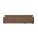 Bryn - Sectional Camel Left Stationary Sofa - Light Brown