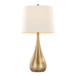 Pebble - 30" Metal Table Lamp (Set of 2) - White And Gold