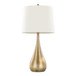 Pebble - 30" Metal Table Lamp (Set of 2) - White And Gold