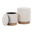 Marla - Nesting Ottoman (Set of 2) - White