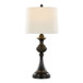 Montgomery - Contemporary Metal Table Lamp (Set of 2) - Oil Rubbed Bronze With Off-White Linen Shade From Grandview Gallery