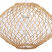 Nest - Natural Contemporary Rattan Pendant - Matte White Metal With Natural Rattan Shade From Grandview Gallery