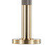 Trophy - Glam Table Lamp - Gold Metal And White Linen Shade