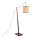 Arturo - Contemporary Floor Lamp - Walnut Wood