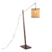 Arturo - Contemporary Floor Lamp - Walnut Wood