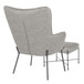 Izzy - Industrial Lounge Chair And Ottoman Set