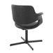 Vintage Flair - Mid-Century Modern Swivel Accent Chair With X-Pedestal Base