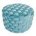 Braided - Round Velvet Ottoman