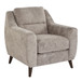 Carly - Upholstered Contemporary Armchair - Espresso Wood