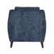 Carly - Upholstered Contemporary Armchair - Espresso Wood