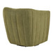 Finley - Upholstered Contemporary Swivel Accent Chair - Black Metal