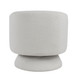 Zara - Upholstered Contemporary Swivel Accent Chair With Pillow