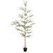 7Ft Artificial Olive Tree With Pot, Realistic Tall Fake Plant For Indoor Decoration - Green Leaves