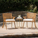 Dining Chair With Water Resistant Cushion - Teak