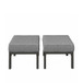 Patio Ottomans With Cushions, All-Weather Footrests (Set of 2)