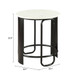 Obel - Side Table - Black / White