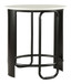 Obel - Side Table - Black / White