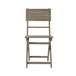 Outdoor Foldable Wood Dining Chair With Slat Design (Set of 2)