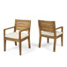 Outdoor Elegant Design Dining Chair (Set of 2)