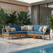 Perla - 5 Pieces Sofa Set