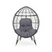 Cosmos - Round Hammered Iron Teardrop Chair