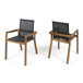 Belfast - Dining Chair With Acacia Wood Frame And Seating (Set of 2)