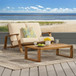 Paloma - Contemporary Loveseat And Coffee Table Set With Weather Resistant Cushions