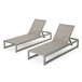 Chaise Lounge With 5 Reclining Positions, Outdoor Patio Lounge Chairs