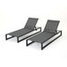 Chaise Lounge With 5 Reclining Positions, Outdoor Patio Lounge Chairs