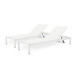 Outdoor Patio Chaise Lounge With 5 Reclining Positions