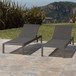 Outdoor Patio Chaise Lounge With 5 Reclining Positions