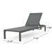 Outdoor Patio Chaise Lounge With 5 Reclining Positions
