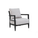Outdoor Lounge Chair With Ember Frame, Sunbrella Cast Cushion, Weather Resistant - Ember Black