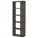 5 Shelf Bookcase - Gray