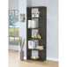 5 Shelf Bookcase - Gray