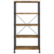 4 Shelf Bookcase - Brown