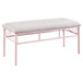 Bench With Upholstered - Pink