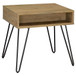 Square End Table - Brown