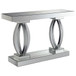 Drea - Entryway Sofa Console Table - Silver