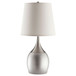 Droplet Empire - Shade Urn Table Lamp (Set of 2) - Silver