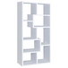 8 Shelf Geometric Bookcase